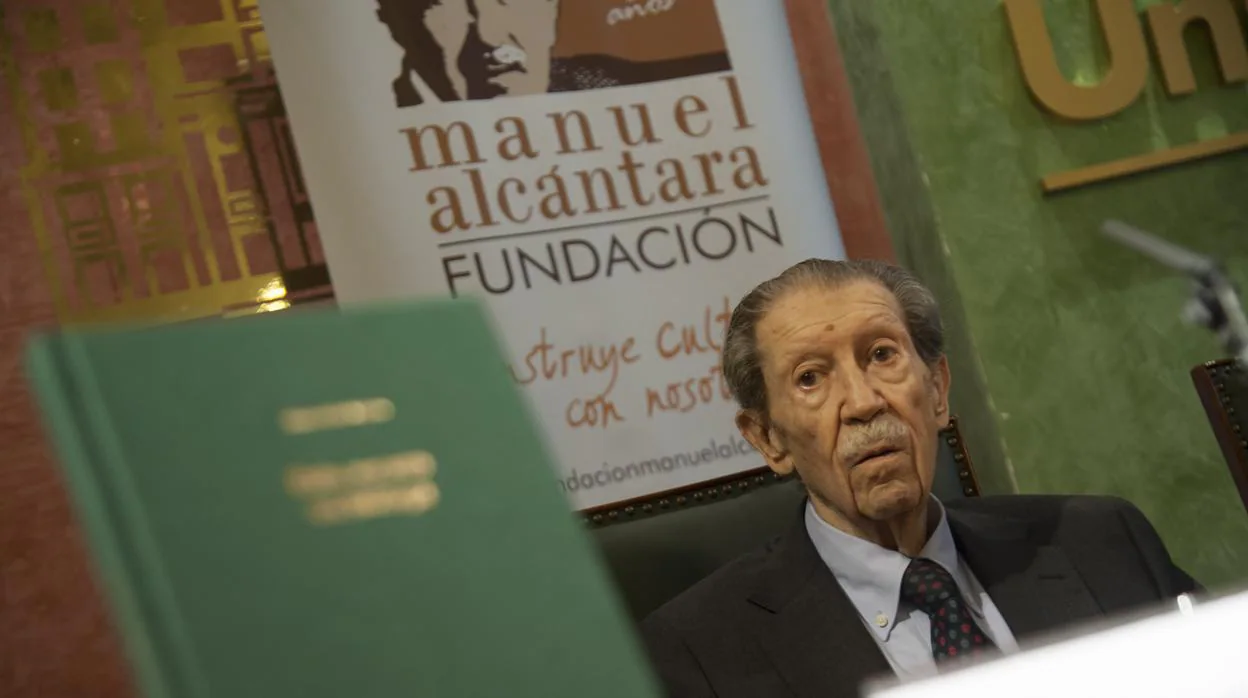 Manuel Alcántara en una imagen de 2018