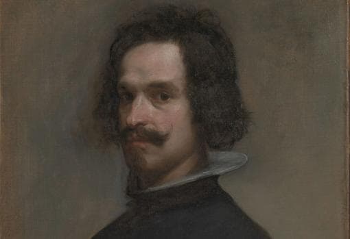 Detalle de «Retrato de hombre» (también conocido como el «Caballero Bache»), atribuido a Velázquez en 2009