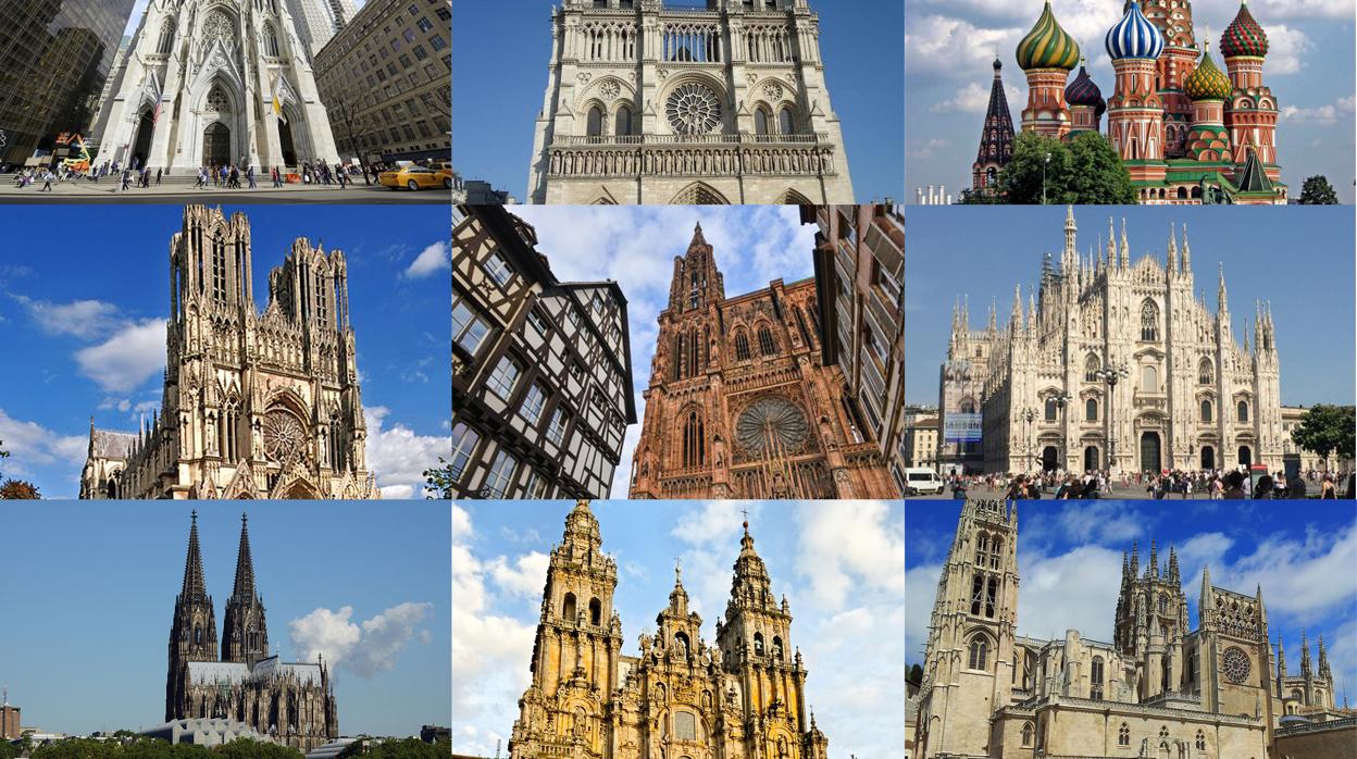 ¿Sabrías decir en qué año empezaron a construirse estas catedrales del mundo?