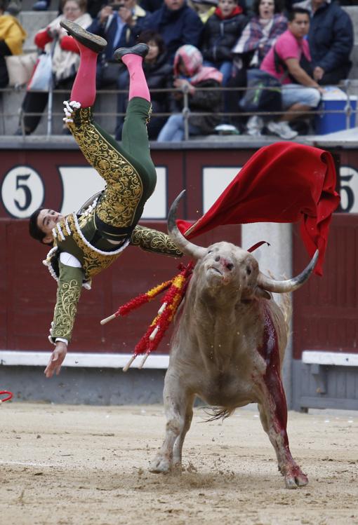 Volteretón de Pablo Aguado con el jabonero tercero