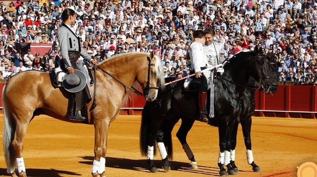 En directo: gusta el nuevo Hermoso de Mendoza en la Maestranza