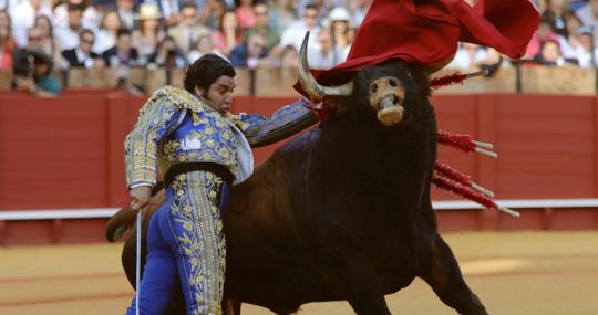 Morante, en un derechazo