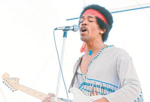 Jimi Hendrix fue uno de los protagonistas del festival en 1969