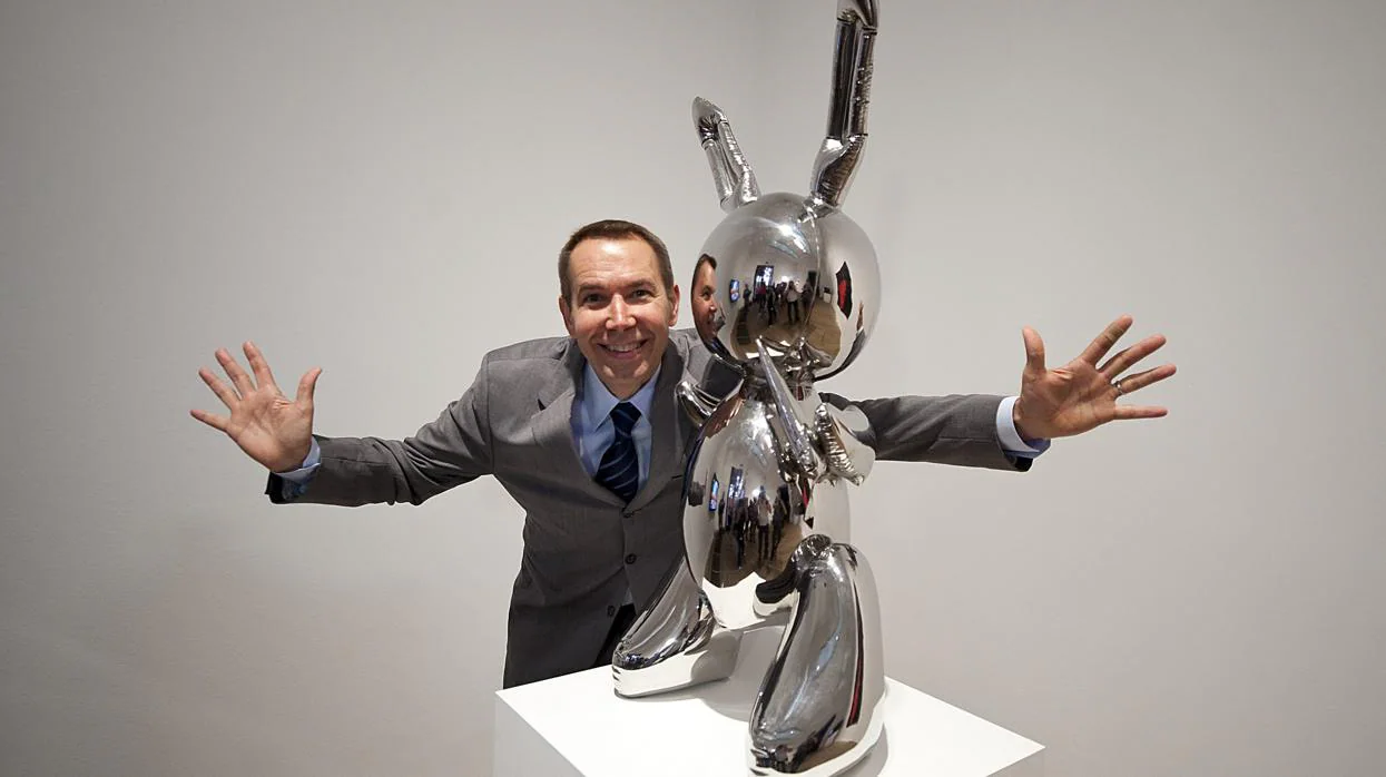 Jeff Koons, con su obra «Rabbit»