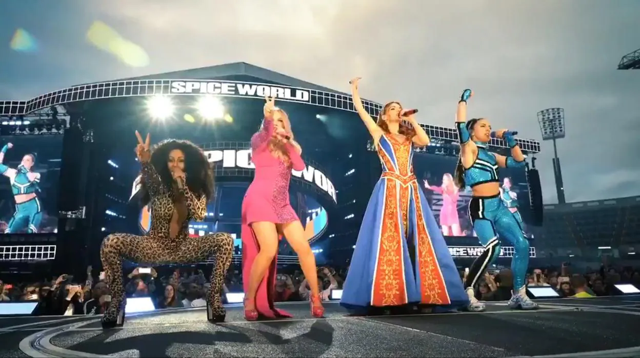 Concierto de las Spice Girls el pasado viernes 24 de mayo en Dublín