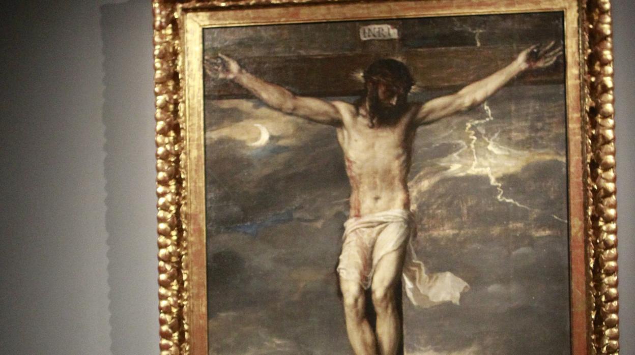 El «Cristo Crucificado» de Tiziano, en la exposición de 2017 en el Museo Thyssen-Bornemisza