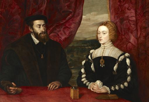 Retrato de Carlos V y la emperatriz Isabel de Portugal