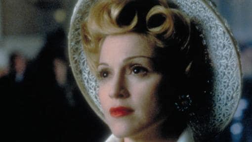 Madonna en la película «Evita»