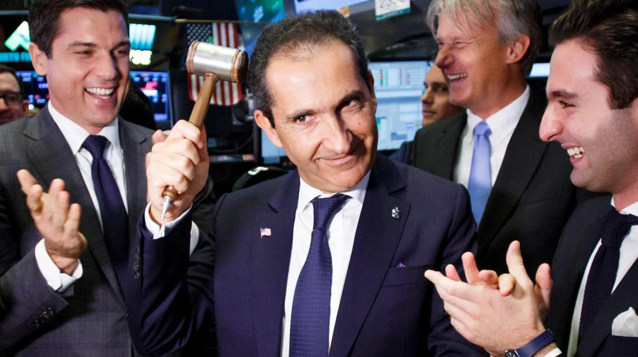 Patrick Drahi, en la Bolsa de Nueva York, en junio de 2017