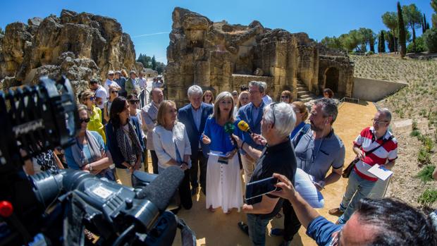 La Consejería de Cultura rehabilita y reabre al público el ala oeste del anfiteatro de Itálica