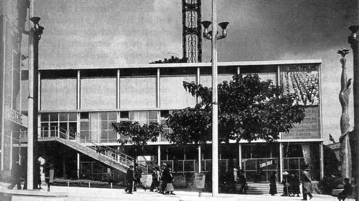 Detalle del Pabellón de la República para la Expo Universal de París de 1937