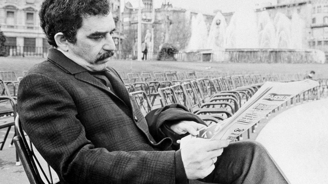 Gabriel García Márquez, fotografiado en Barcelona en 1970