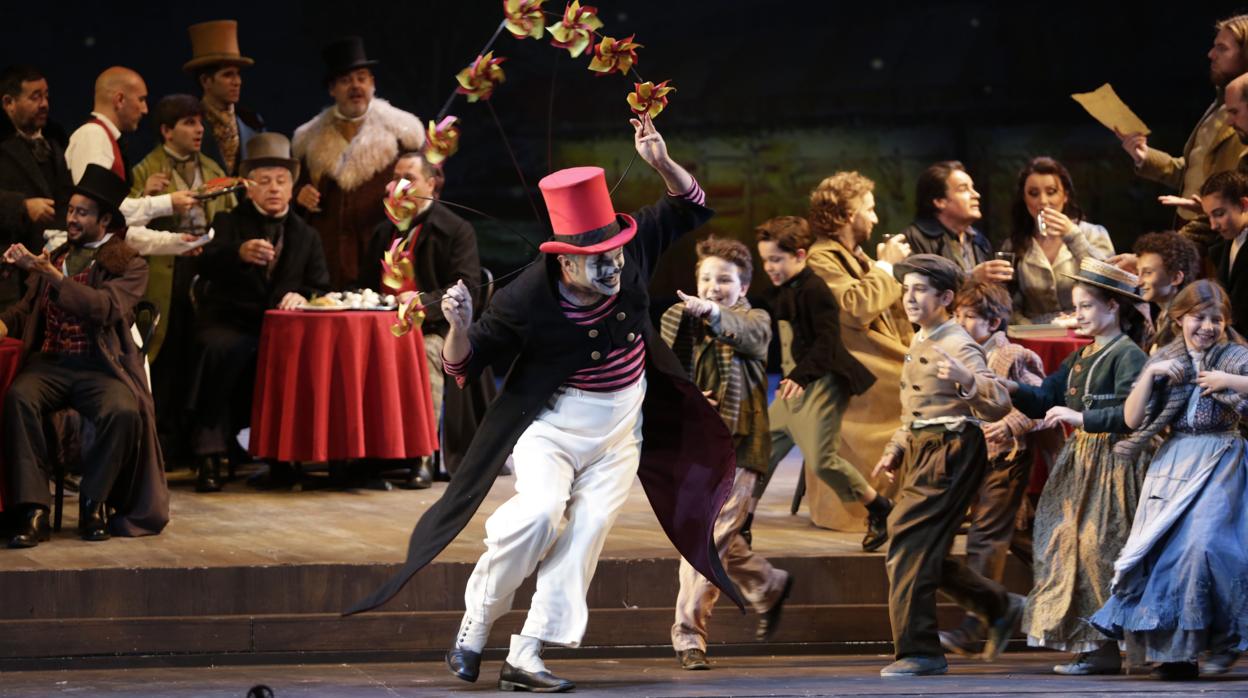 Ensayo general de la «La Boheme» en el Teatro de la Maestranza, Sevilla, 2017