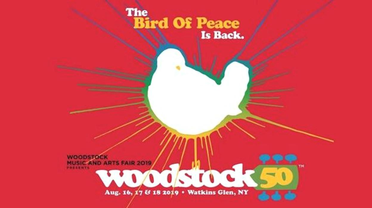 Cartel del Festival de Woodstock