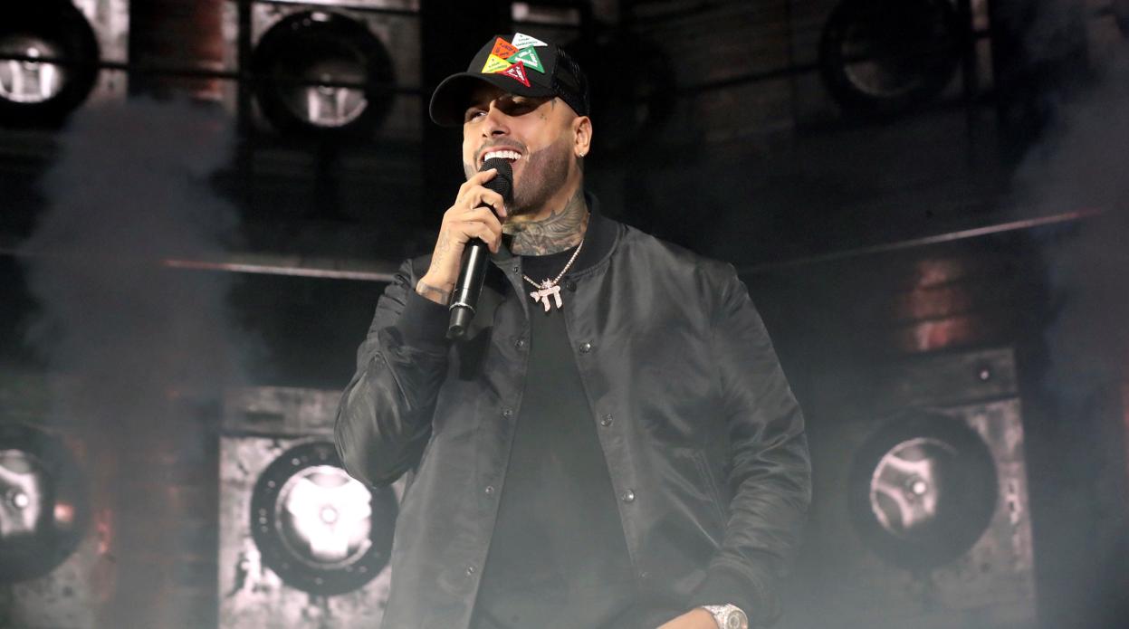 El cantante Nicky Jam durante un concierto en Madrid el año pasado