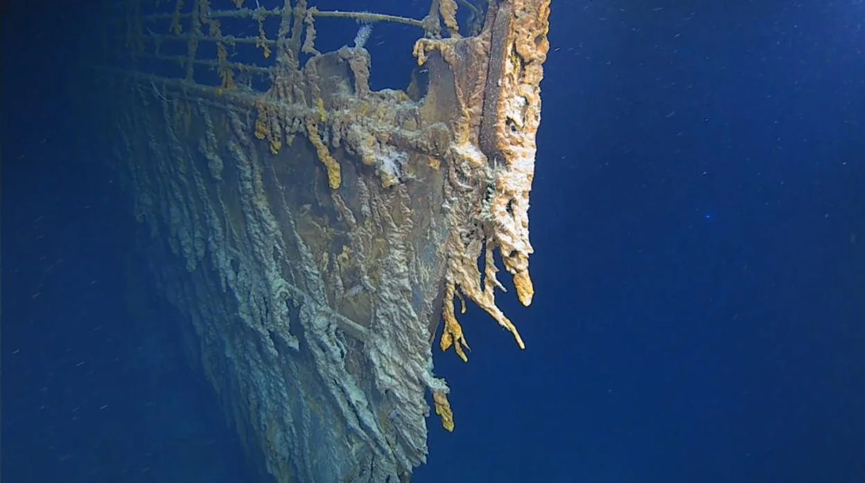 Restos del Titanic captados por una productora de televisivón