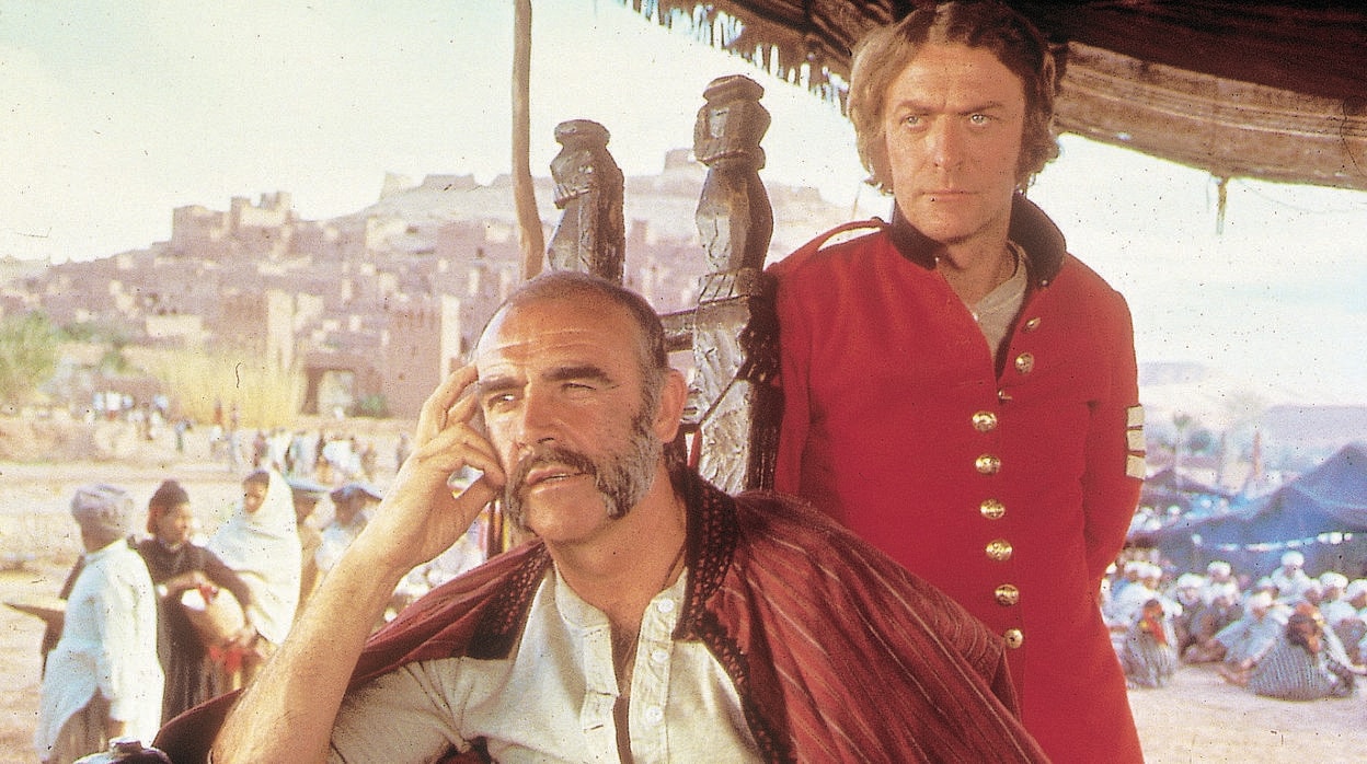Sean Connery y Michael Caine, en «El hombre que pudo reinar»