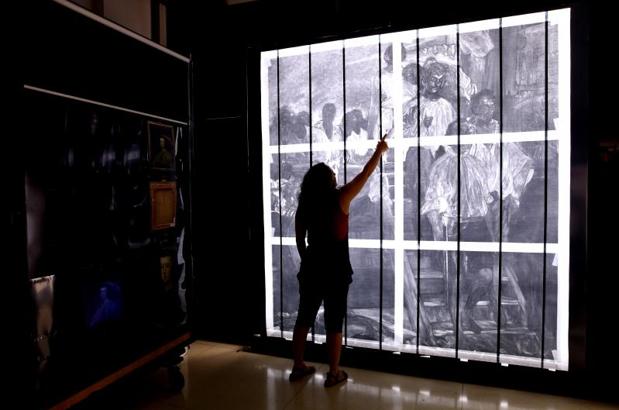 El taller de «chapa y pintura» del tesoro cultural de España