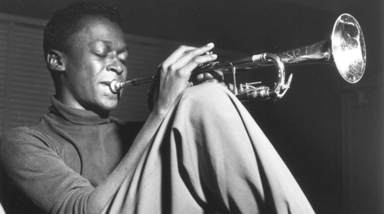 Fotografía de juventud de Miles Davis