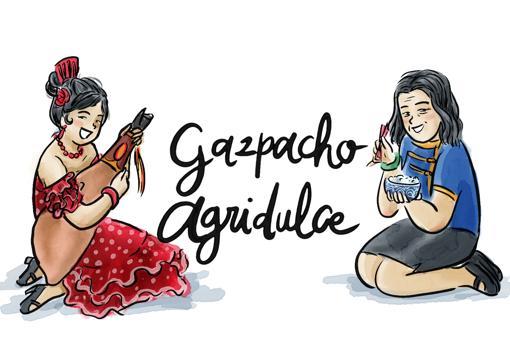 Ilustración de «Gazpacho agridulce»