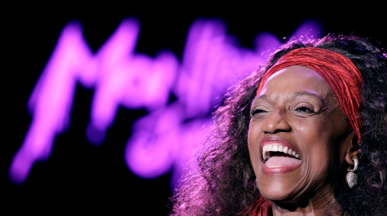 La soprano estadounidense Jessye Norman en el Festival de Jazz de Montreaux en 2010