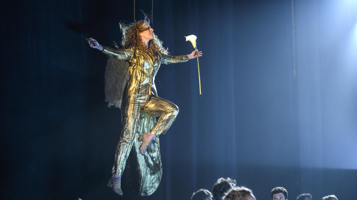 Lara Grube, en una escena de «El gran teatro del mundo»