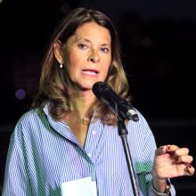 La vicepresidenta colombiana Marta Lucía Ramírez