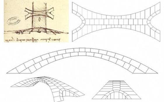 Un puente diseñado por Da Vinci, que hubiera sido una revolución, se imprime en 3D