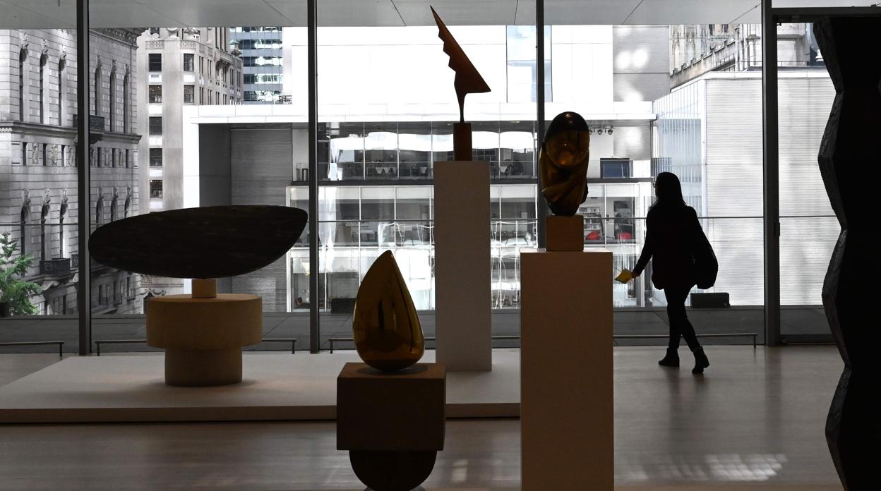 Esculturas en una de las nuevas salas del MoMA
