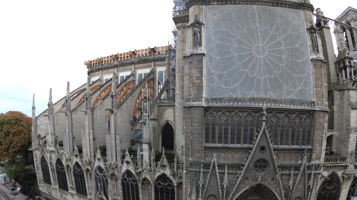Aspecto actual de la catedral de Notre Dame