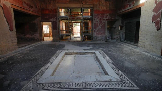 Reabre la Casa del Bicentenario, la última maravilla de Herculano rescatada de las cenizas del Vesubio