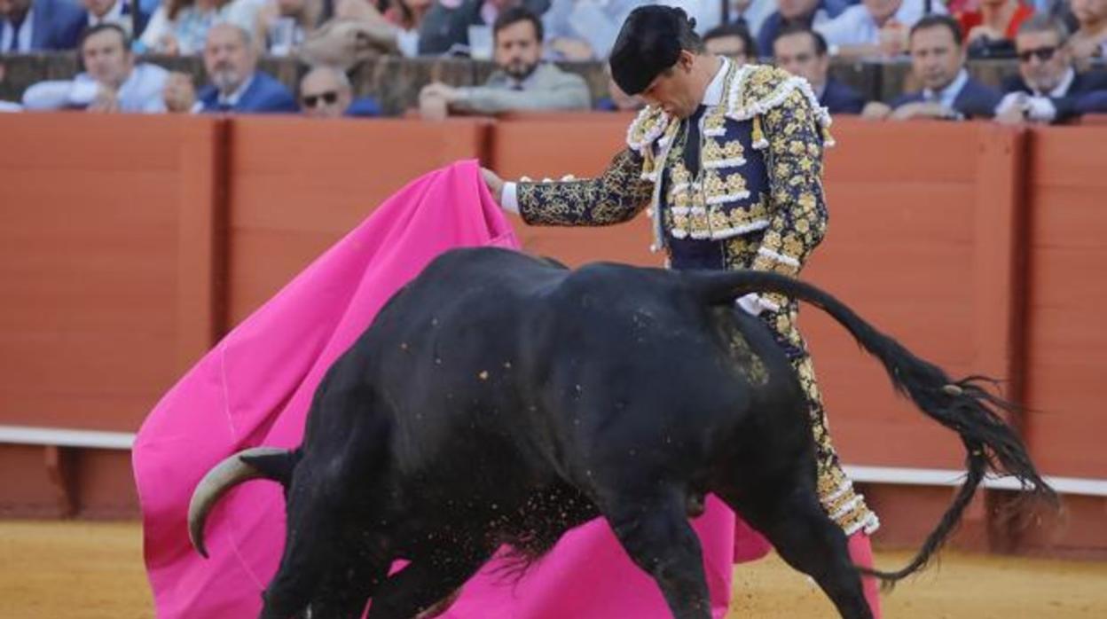 José María Manzanares, en la última Feria de Abril