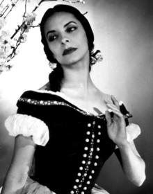 Alicia Alonso en una foto de juventud