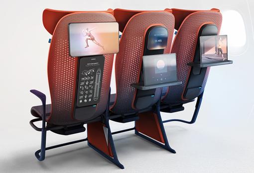 Sillón inteligente de Benjamin Hubert para Airbus