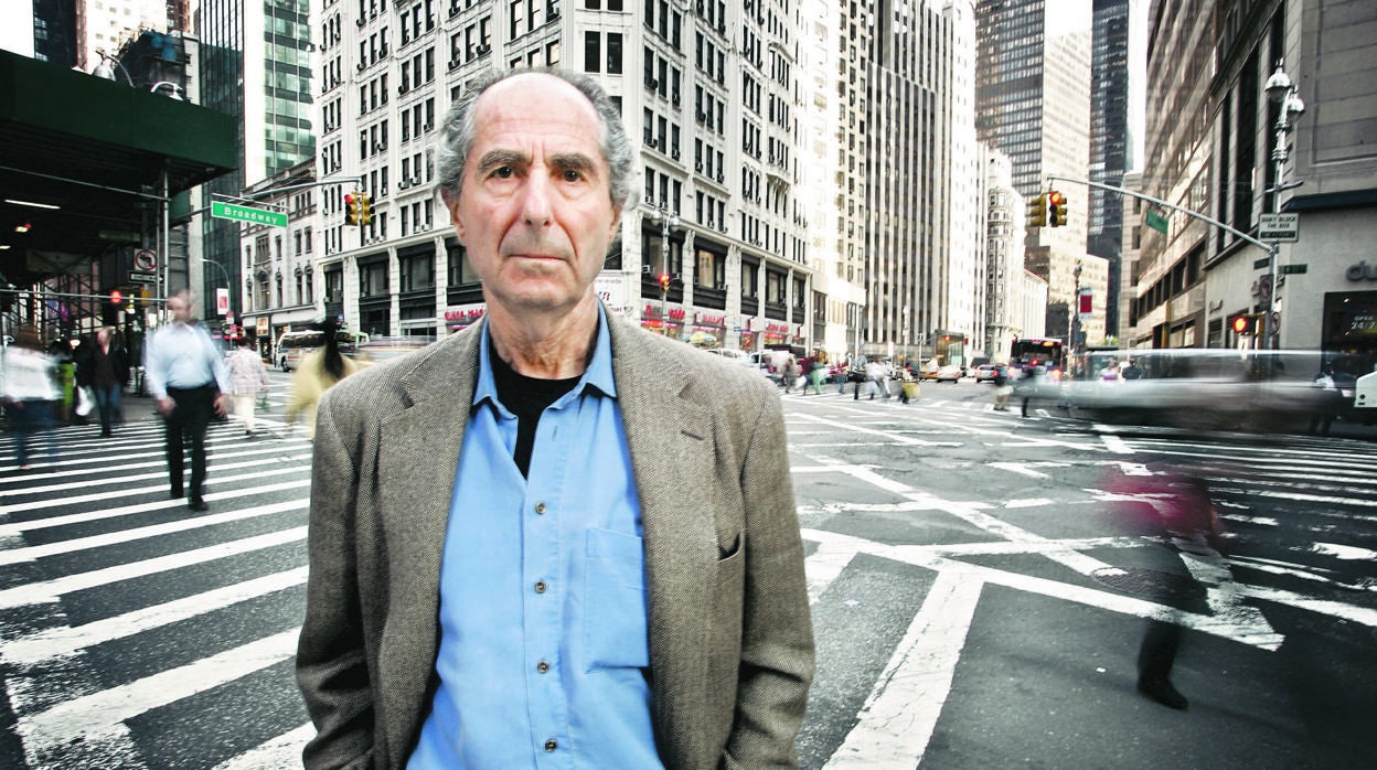 Philip Roth, fotografiado en Nueva York