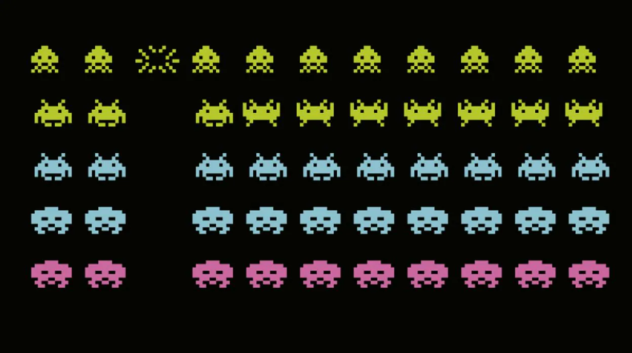 Captura de imagen del «Space Invaders»