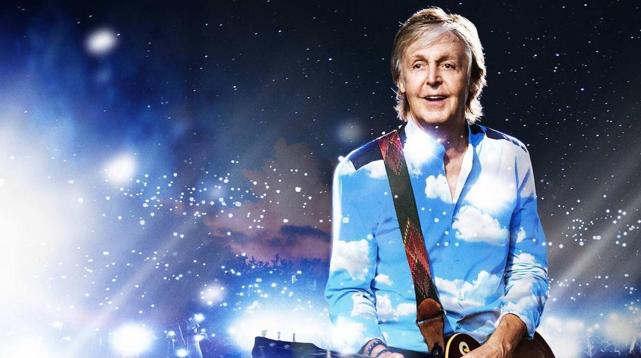 McCartney en el cartel de la gira Freshen Up 2020