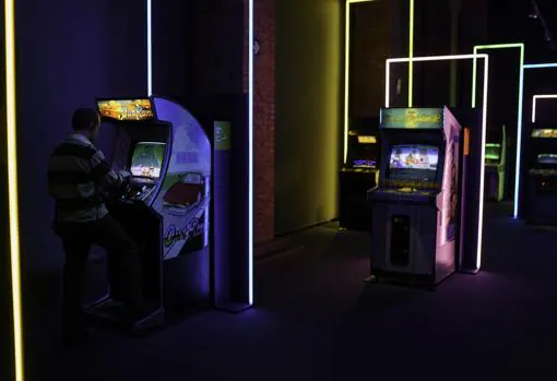 Consolas arcade de la exposición «Game On»