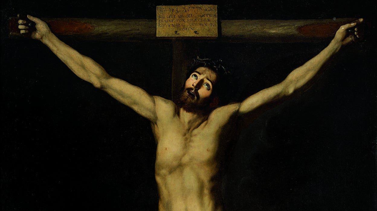 Detalle de «Cristo en la Cruz», de Zurbarán