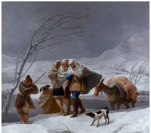 «La nevada» desértica de Goya no fue causa del cambio climático