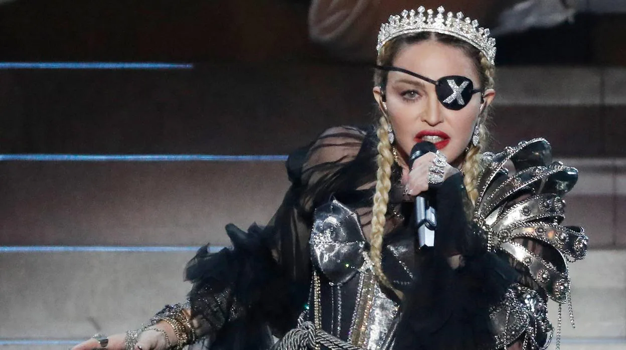 La cantante Madonna en un concierto de su gira Madame X