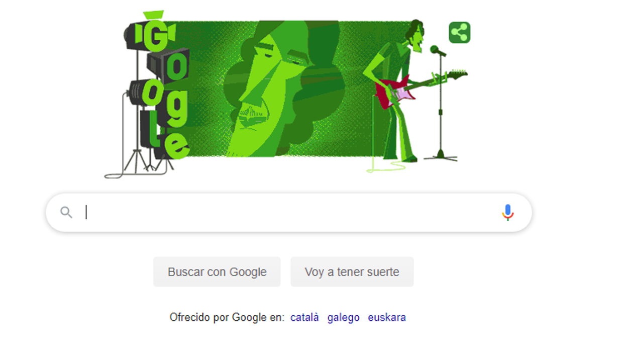 Doodle de Luis Alberto Spinetta