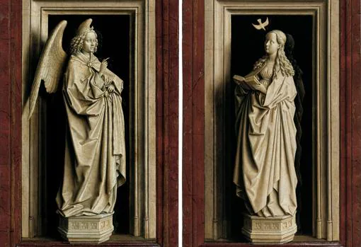 «El díptico de la Anunciación», de Van Eyck