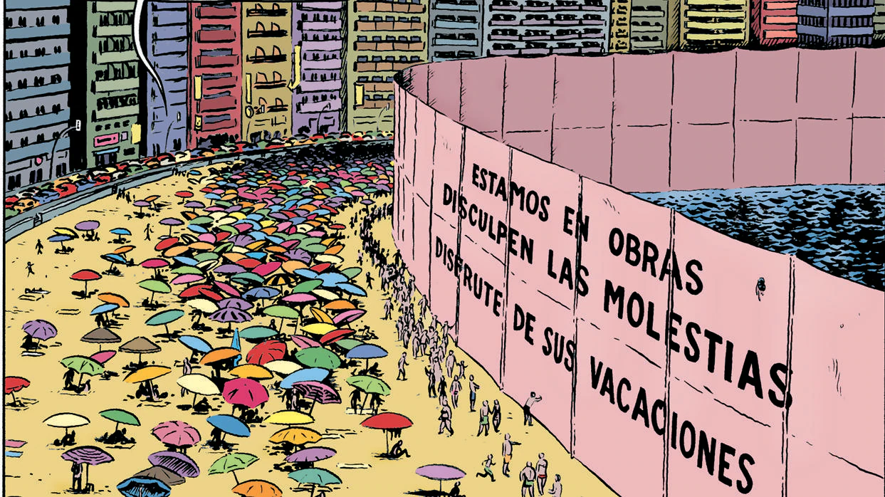«Playa en obras», de Miguel Brieva