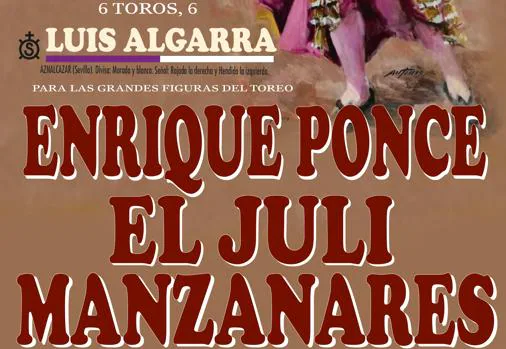 Cartel estelar en Morón de la Frontera: Enrique Ponce, «El Juli» y José María Manzanares