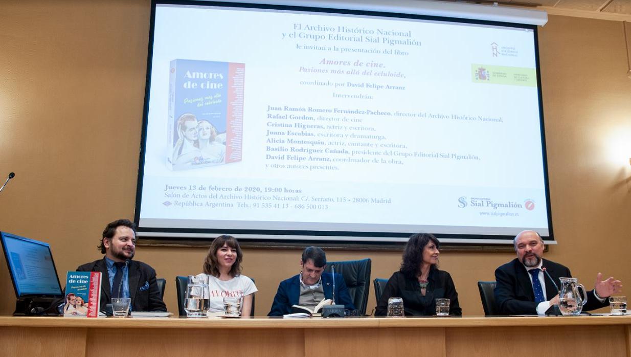 Presentación del libro «Amores de cine. Pasiones más allá del celuloide»