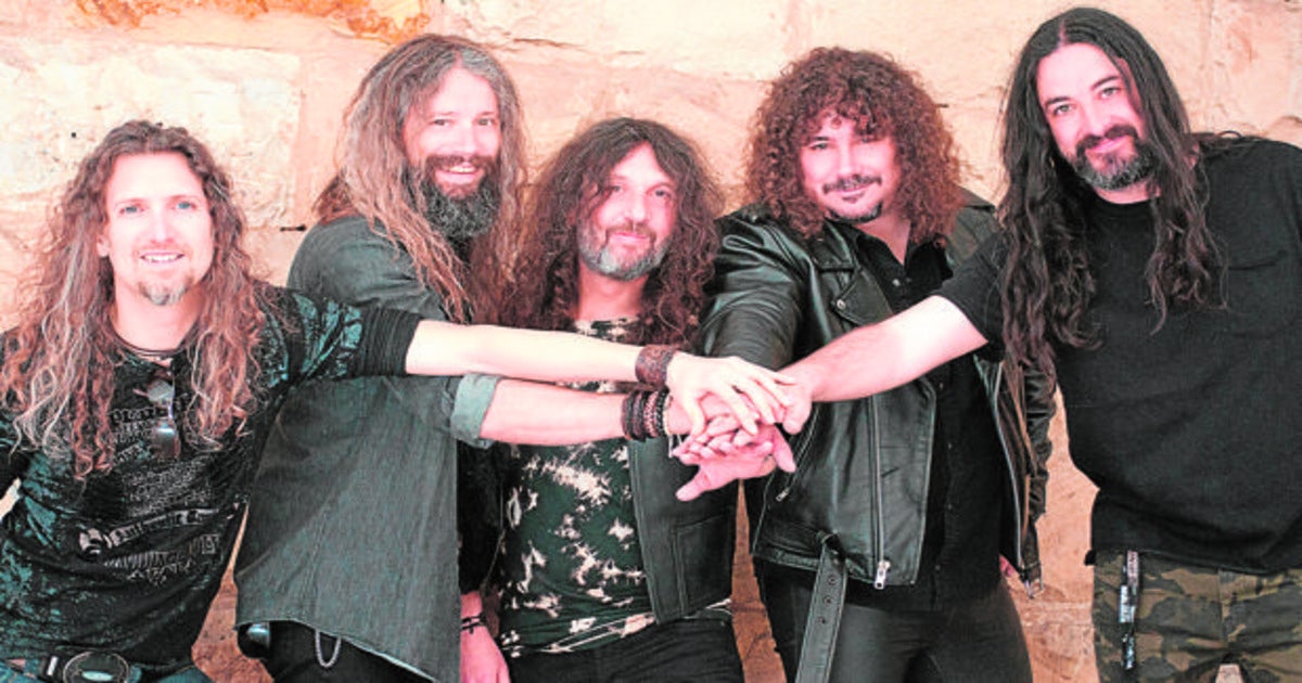 Los integrantes de Warcry, grupo que lleva en activo desde 1996