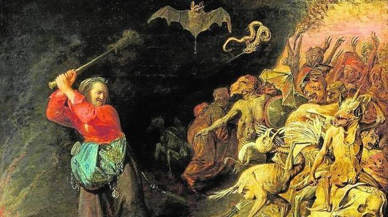 Las brujas y su brujería interpretadas por Brueghel