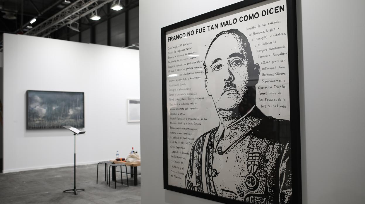 Obra del artista finlandés afincado en España Riiko Sakkinen, en el estand de la galería Forsblom