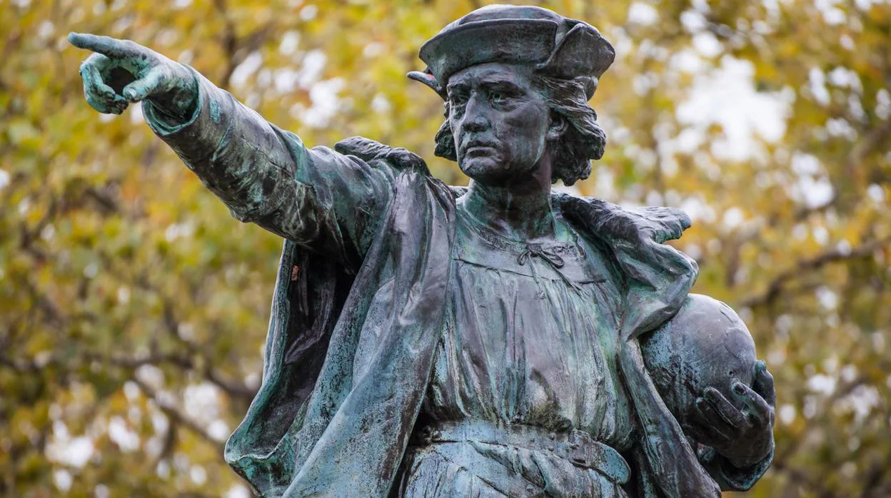 La estatua de Colón en Chicago